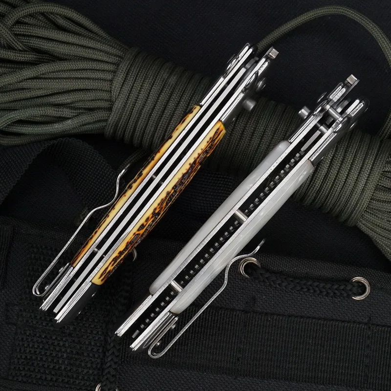 Men'S Grooming Tonic - Portable Folding Spring Hair Comb with