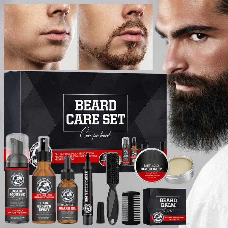 Men'S Grooming Tonic - 7pcs beard grooming conditioner Men Beard