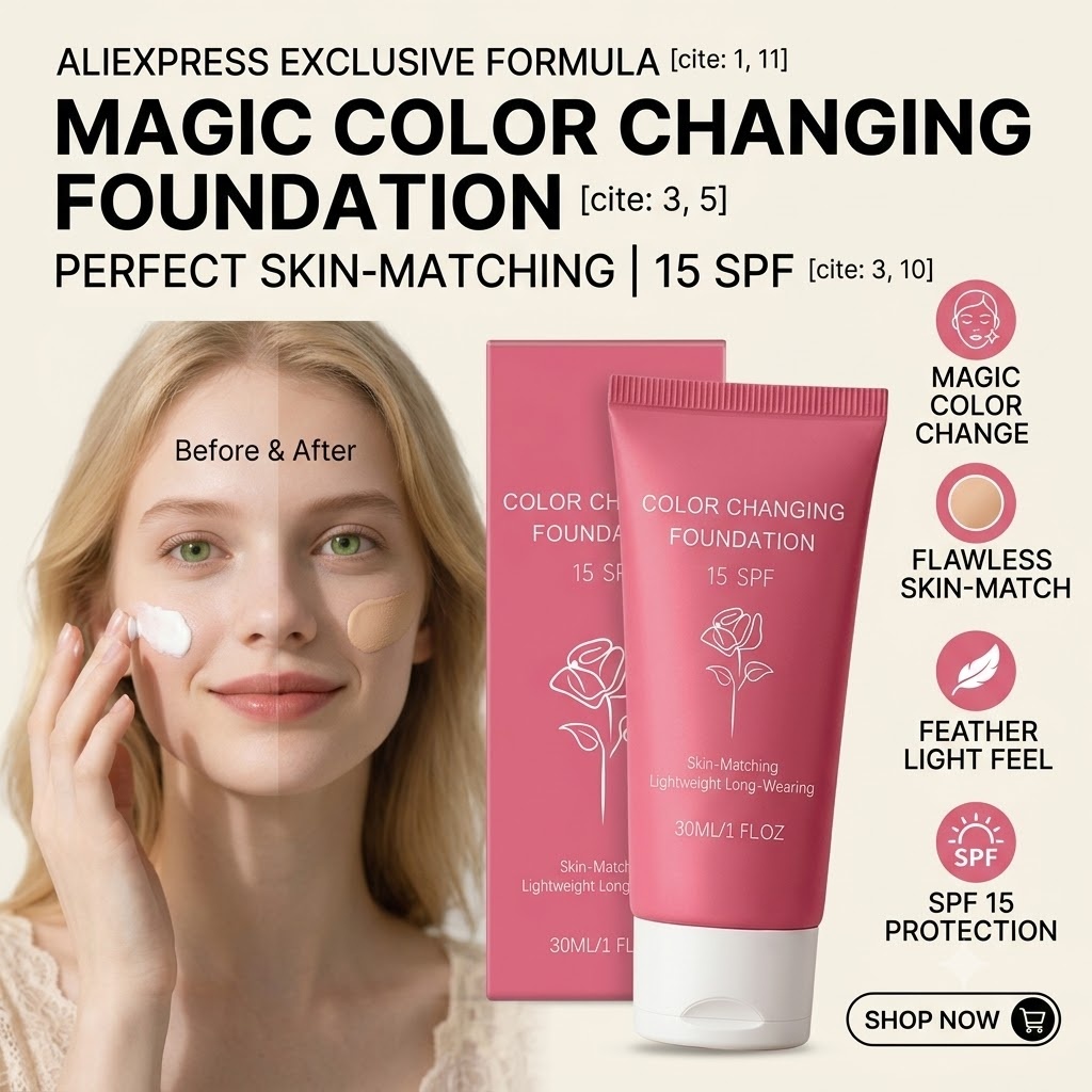 Face Moisturizer Spf - Color Changing Foundation SPF 15 Liquid