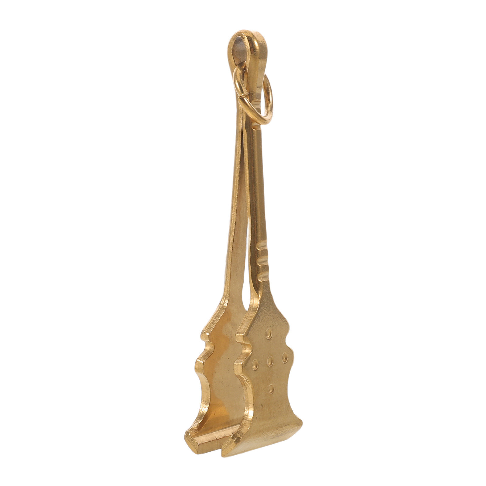 Men'S Grooming Tips - Wide Tip Gold Guitar Shaped Stainless
