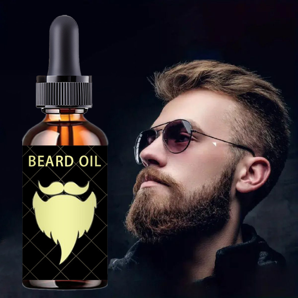 Men'S Grooming Tonic - 100%Natural Accelerate Facial Hair Grow Beard