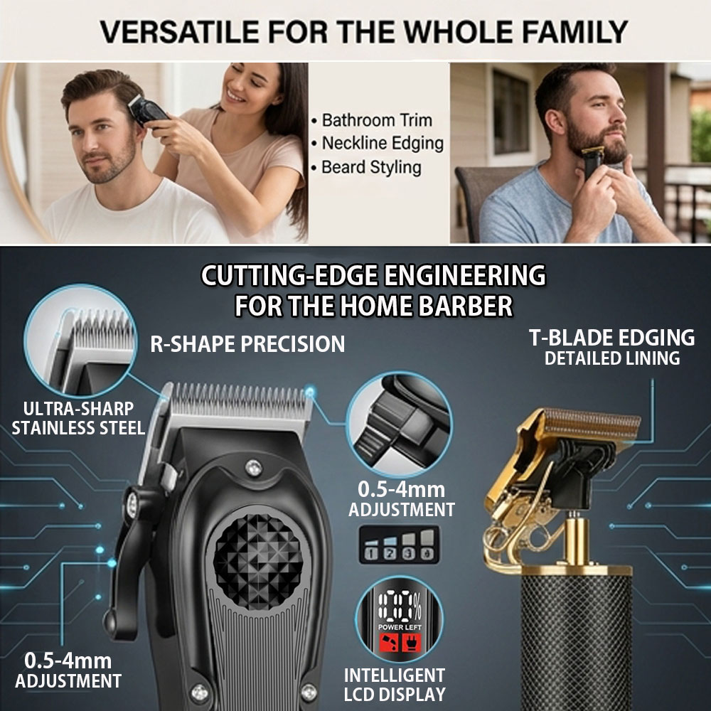 Professional Hair Clippers wit - Men'S Grooming Shaver 评论和价格