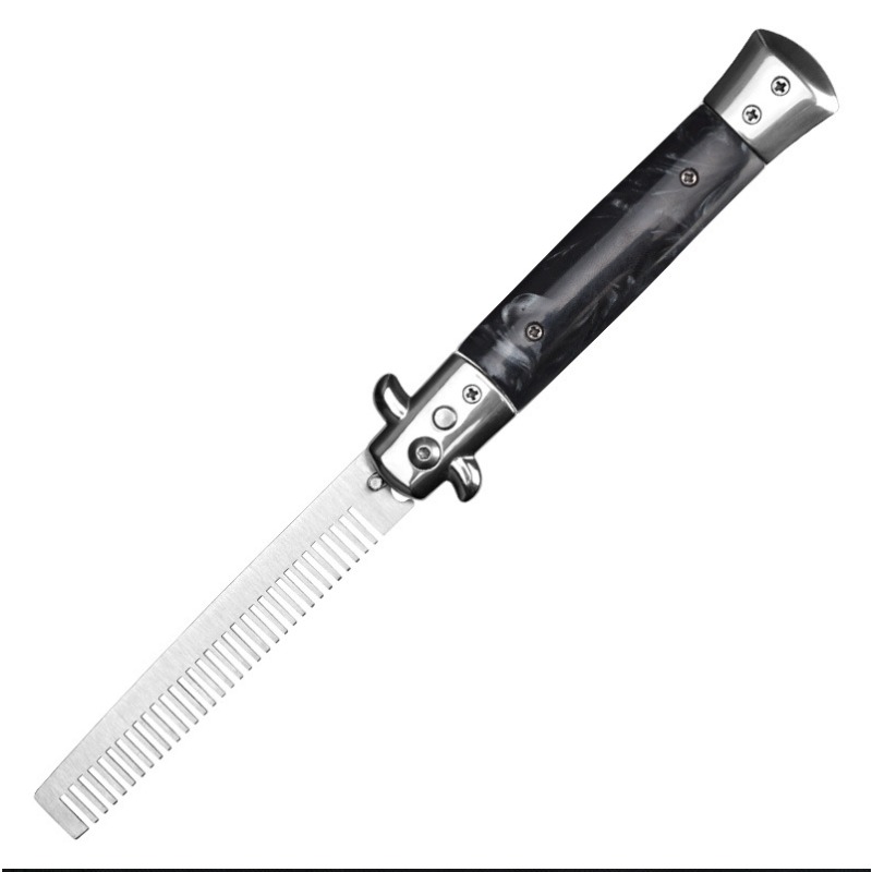 Folding Spring Hair Comb with  - Men'S Grooming Tonic 评论和价格