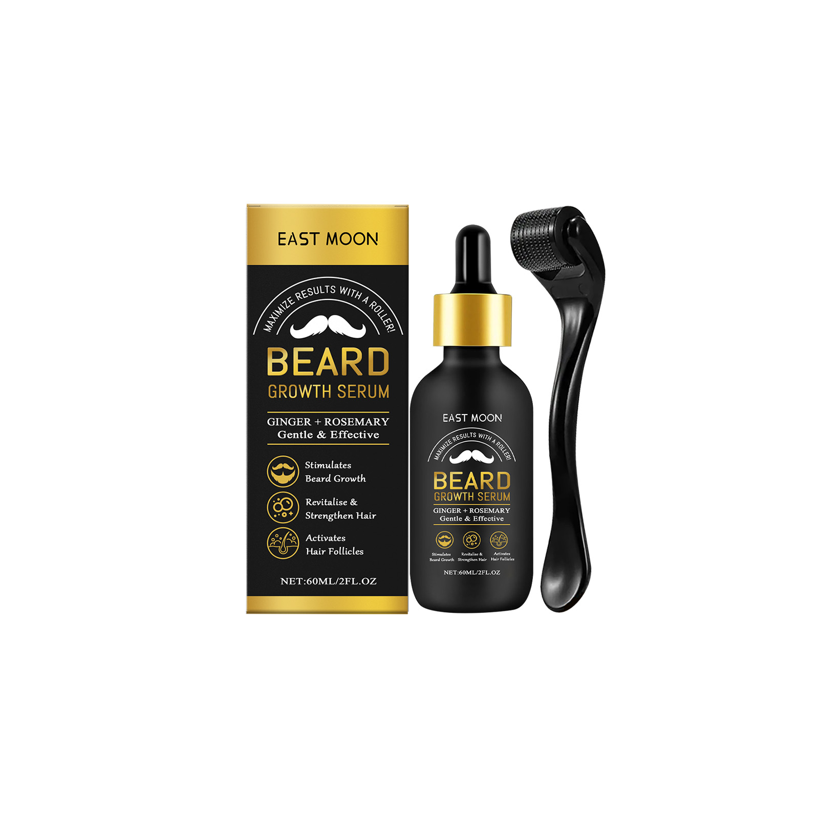 EAST MOON Beard Care Oil, Gent - Mens Grooming Treatment 评论和价格