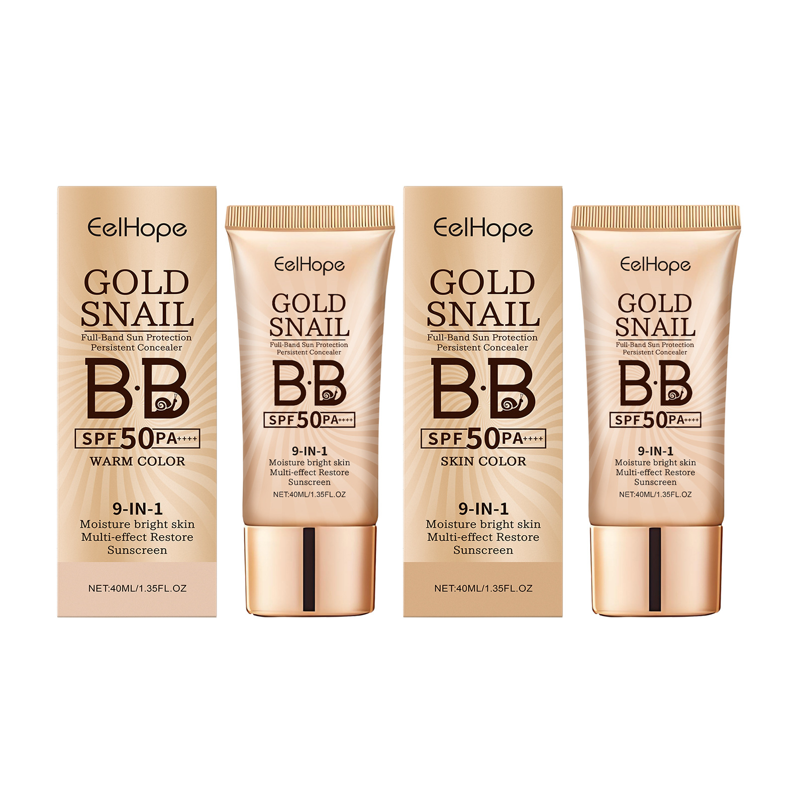 Gold Snail Sunscreen BB Cream  - Face Moisturizer Spf 评论和价格