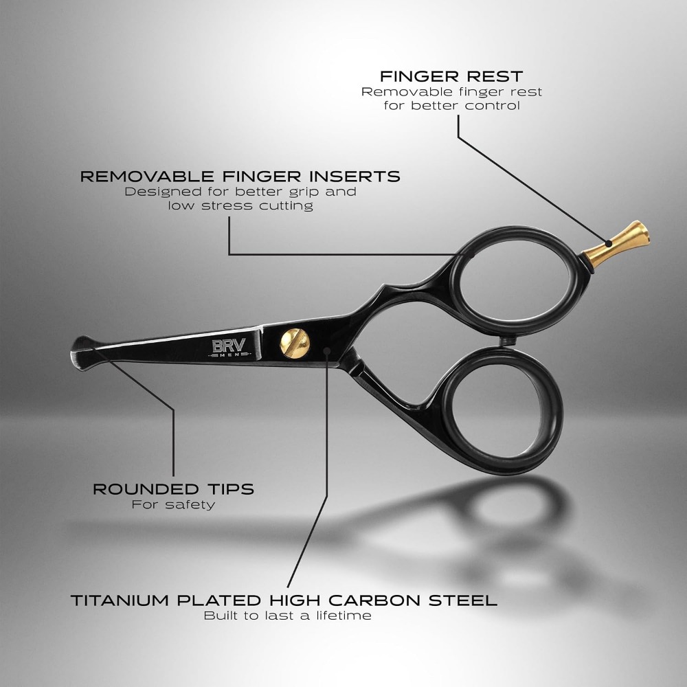 Rounded-Tip Small Trim Scissor - Men'S Grooming Tips 评论和价格