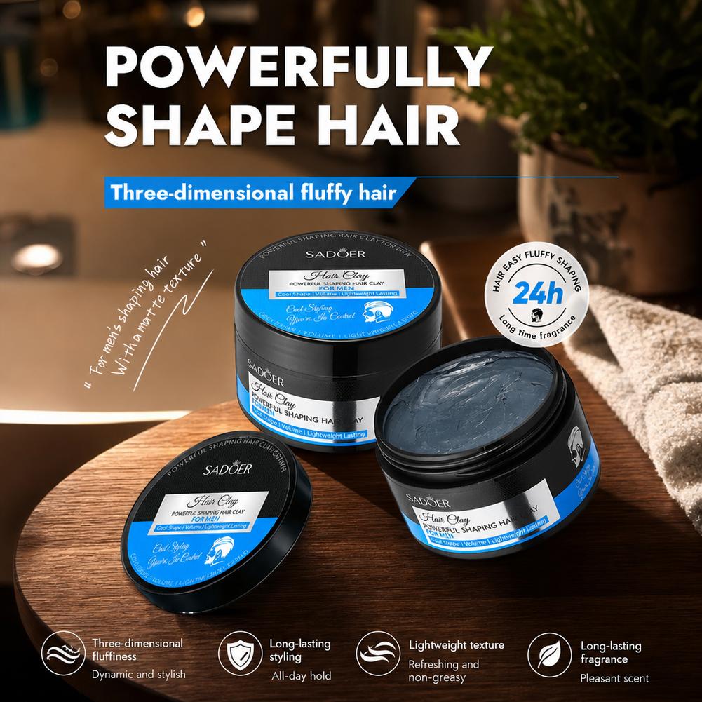 Matte Hair Styling Clay Strong - Men'S Grooming And Style 评论和价格
