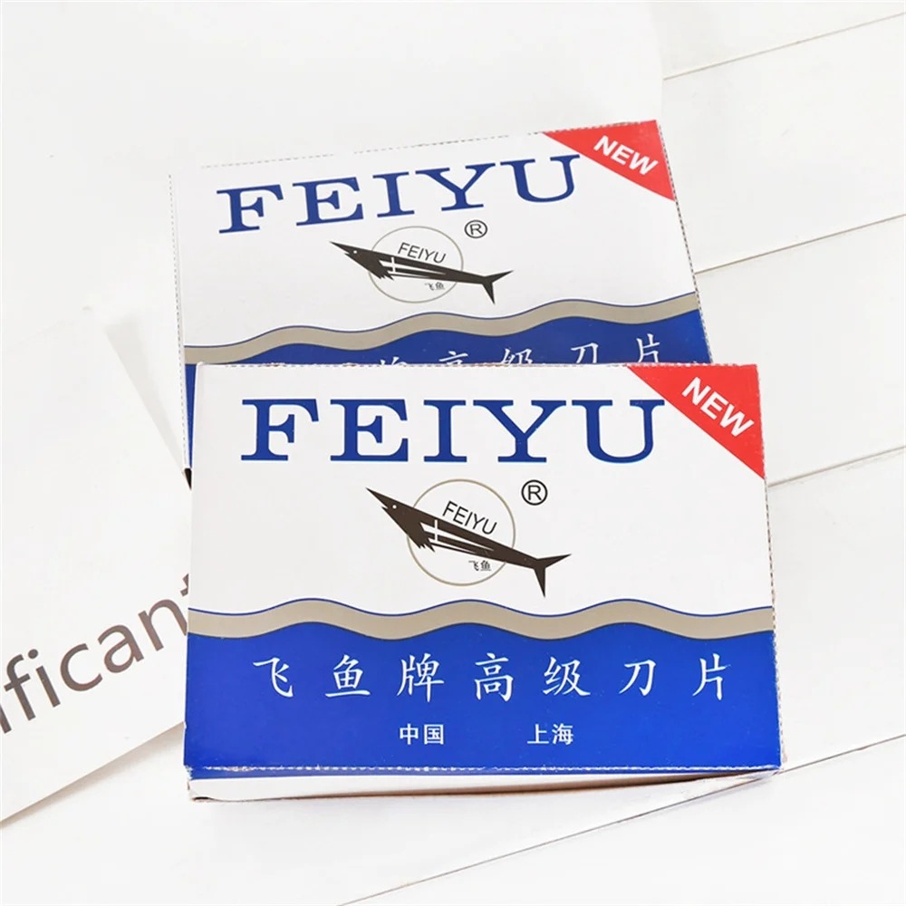 50pcs Stainless Steel Double E - Men'S Grooming Razor 评论和价格