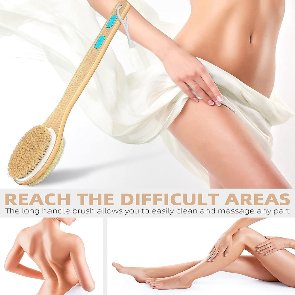 Back Scrubber for Shower, Long - Exfoliating Scrub Mens 评论和价格