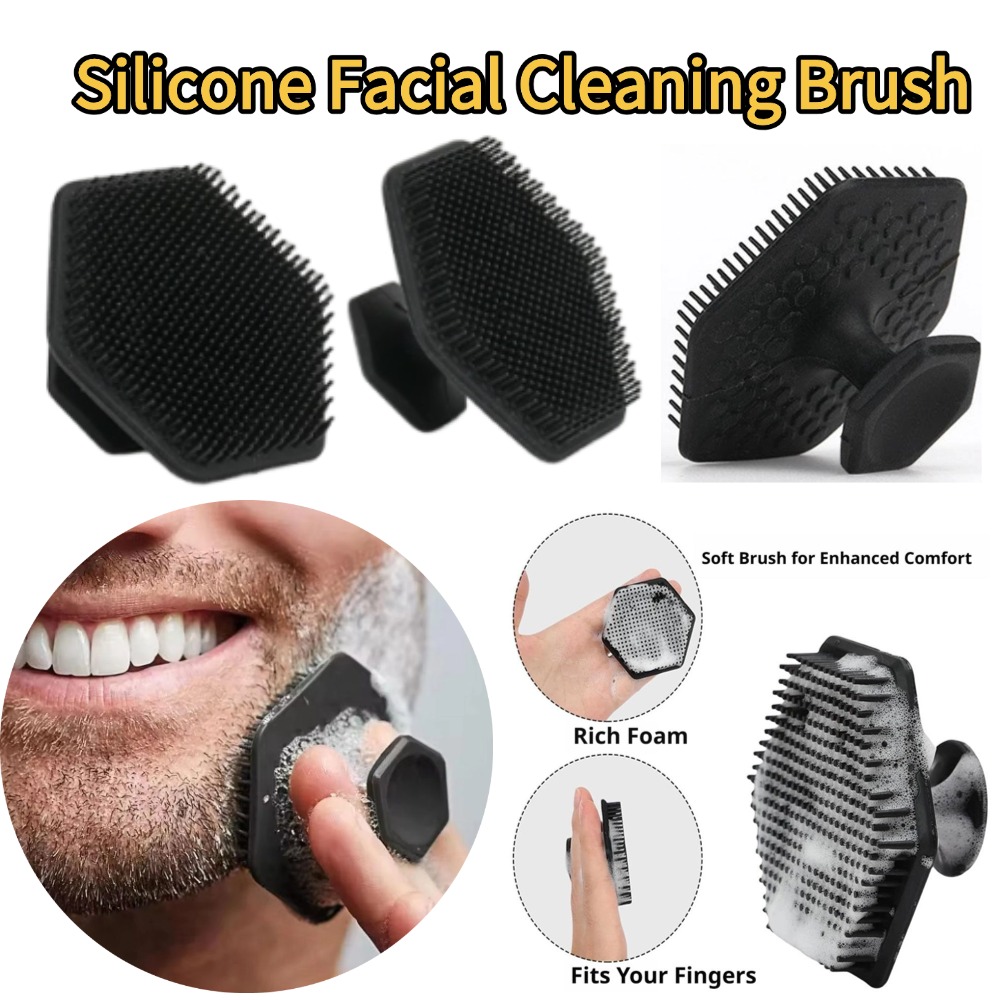 Silicone Facial Cleaning Brush - Exfoliating Scrub Mens 评论和价格