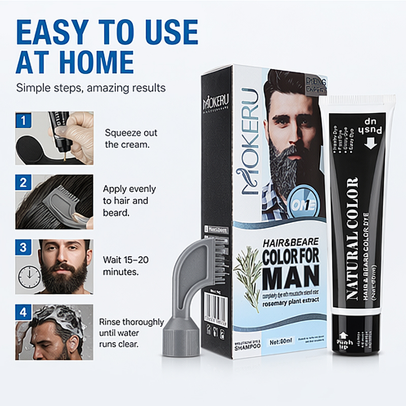 Hair Dye Shampoo, Beard and Ha - Men'S Grooming Tonic 评论和价格