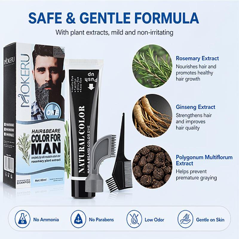 Hair Dye Shampoo, Beard and Ha - Men'S Grooming Tonic 评论和价格
