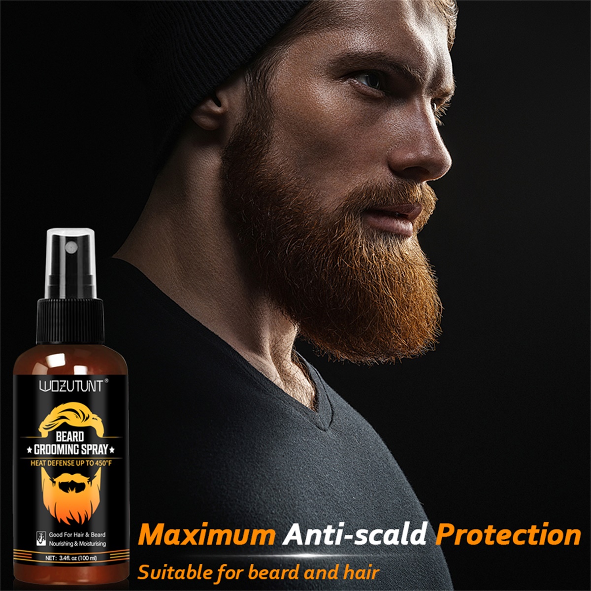 Beard Grooming Spray Protect H - Mens Grooming Treatment 评论和价格