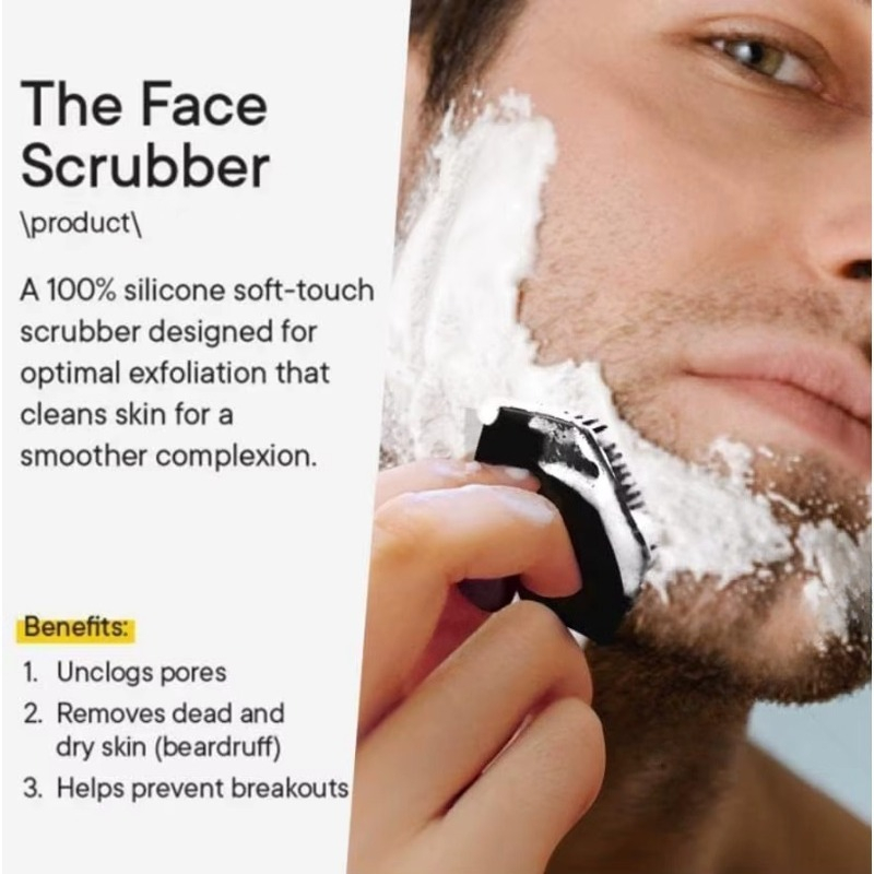 1ilicone Facial Cleaning Brush - Exfoliating Scrub Mens 评论和价格