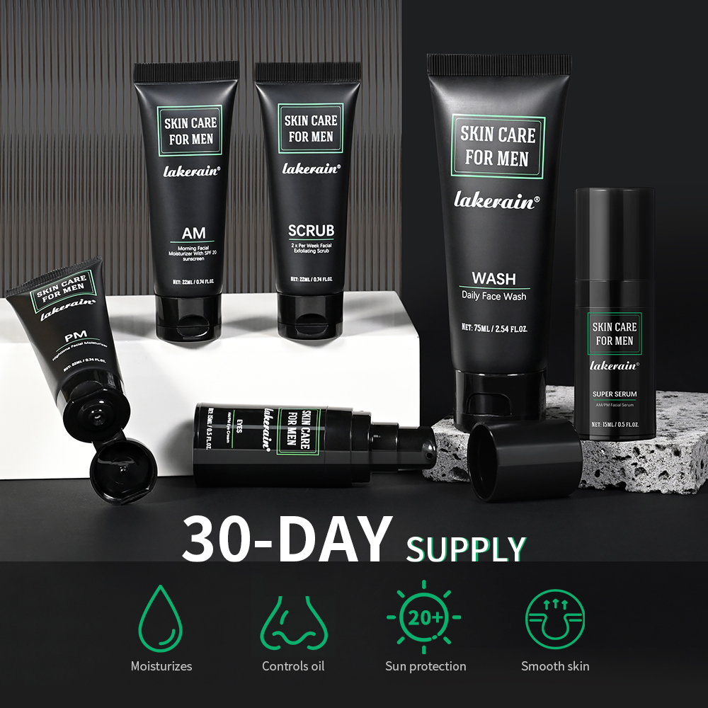 Men Skincare Kit Deep Cleansin - Mens Grooming Treatment 评论和价格