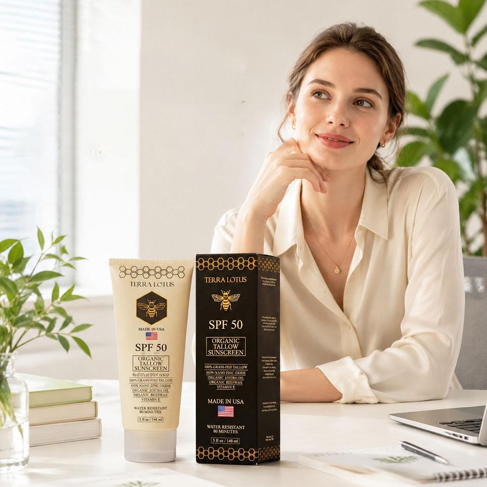 Organic Tallow Sunscreen SPF 5 - Face Moisturizer Spf 评论和价格