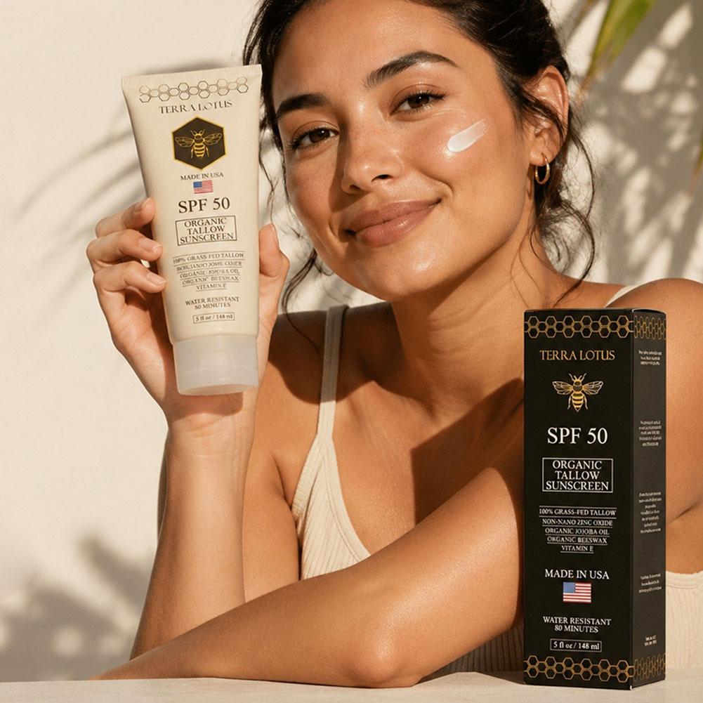 Organic Tallow Sunscreen SPF 5 - Face Moisturizer Spf 评论和价格