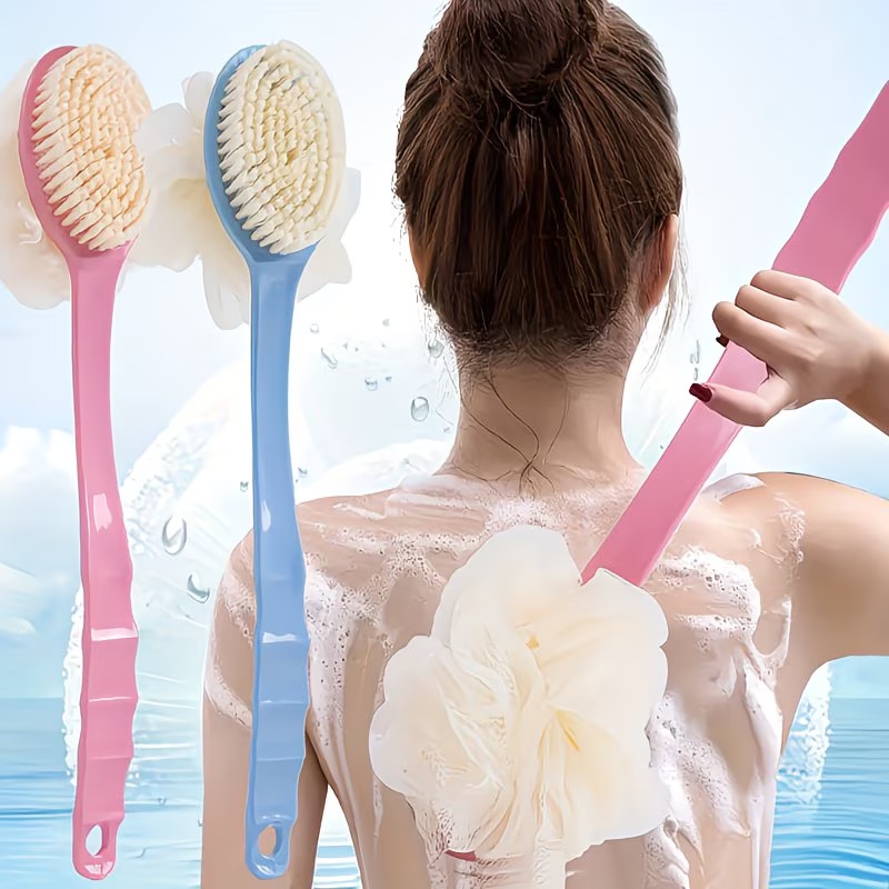 2-In-1 Soft Fiber Bath Brush G - Exfoliating Scrub Mens 评论和价格