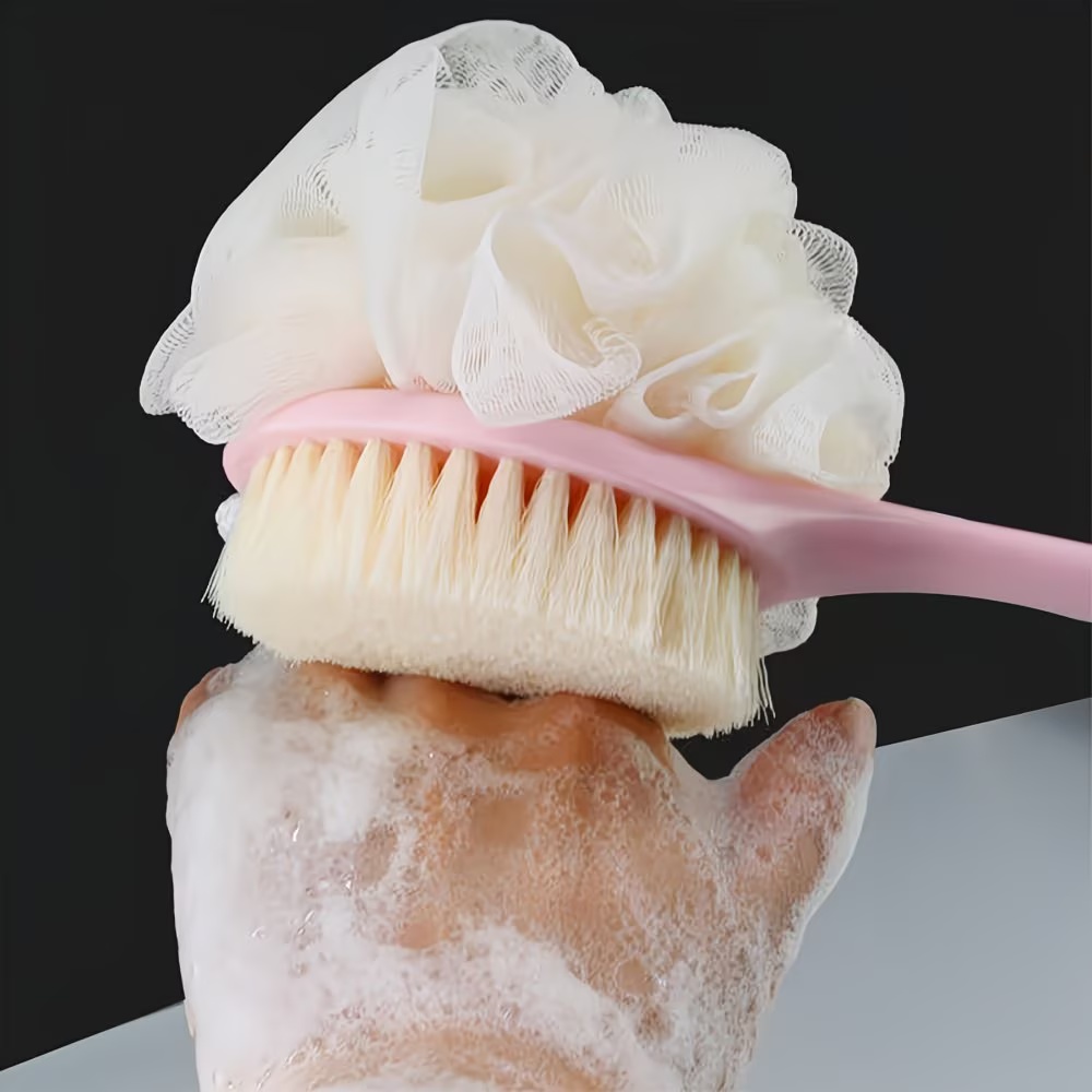 2-In-1 Soft Fiber Bath Brush G - Exfoliating Scrub Mens 评论和价格