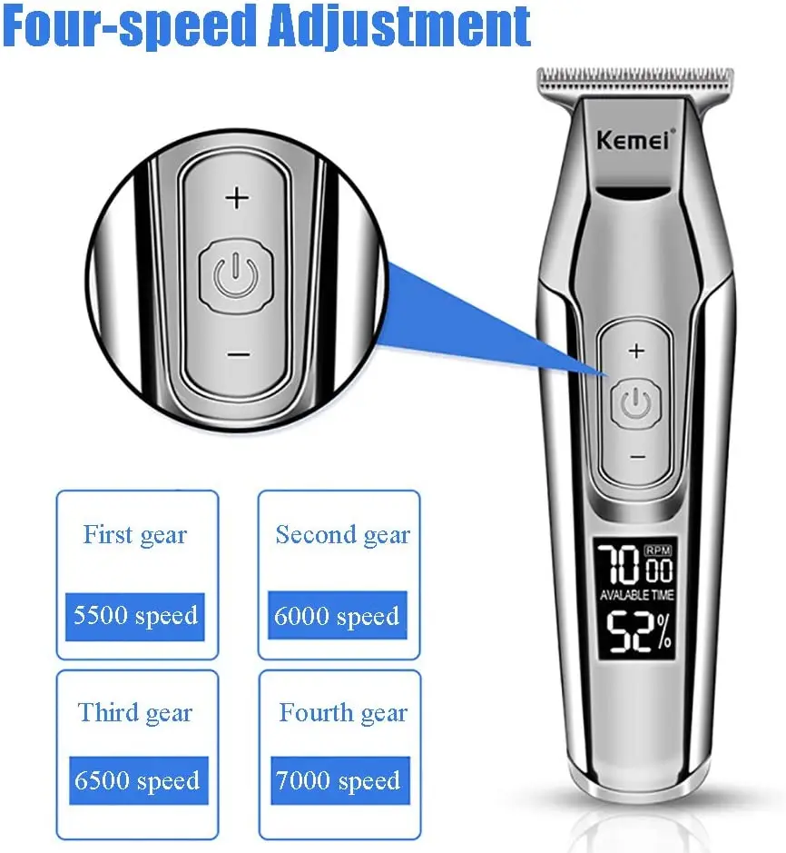 Kemei Hair Clipper KM-5027 Or  - Men'S Grooming Razor 评论和价格