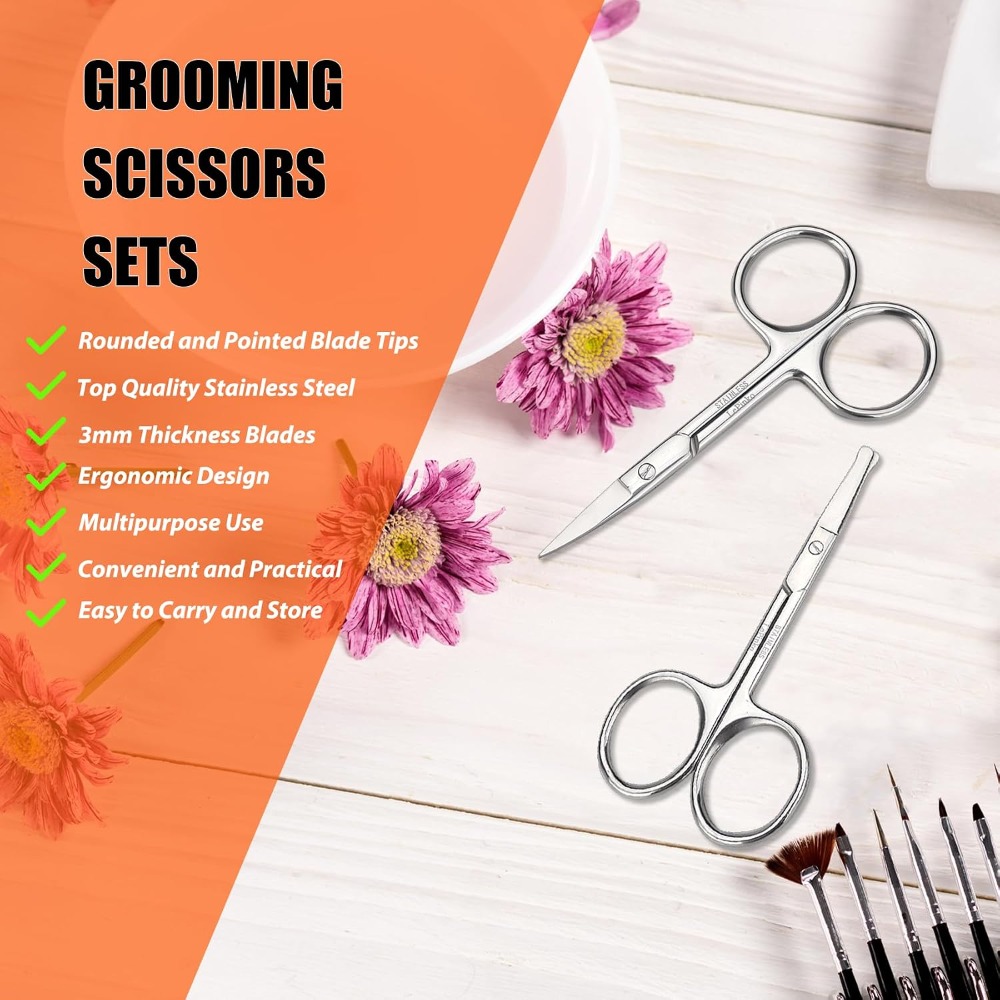 Facial Hair Grooming Scissors  - Men'S Grooming Tips 评论和价格