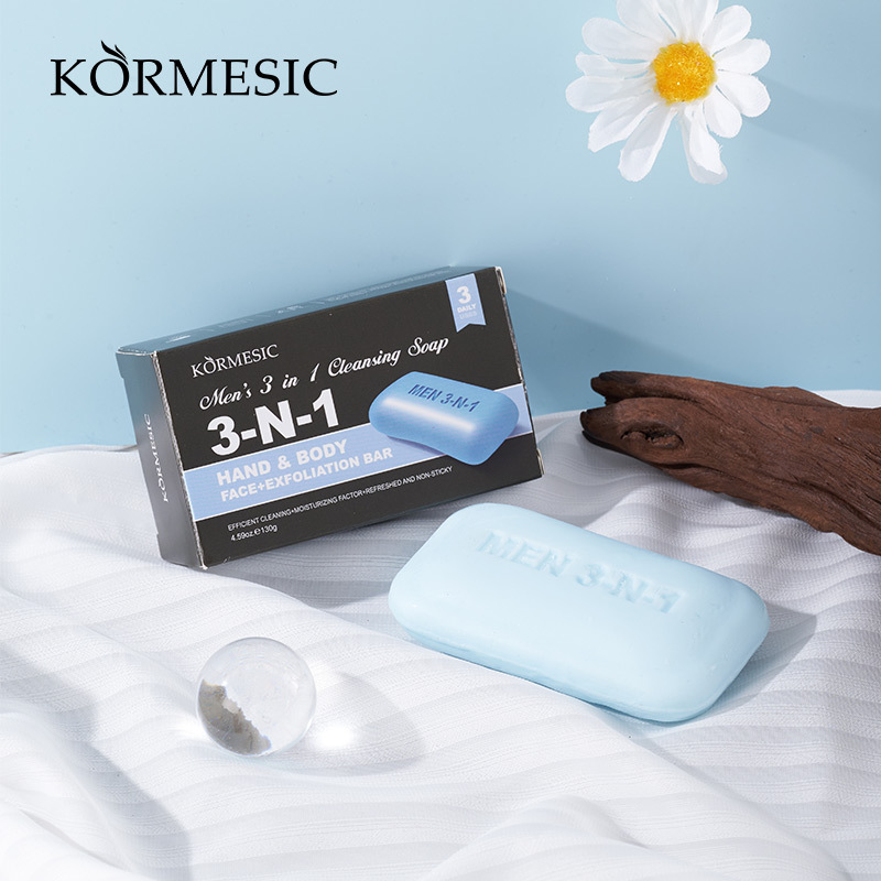 Men's 3-in-1 Cleansing Bar Soa - Exfoliating Scrub Mens 评论和价格