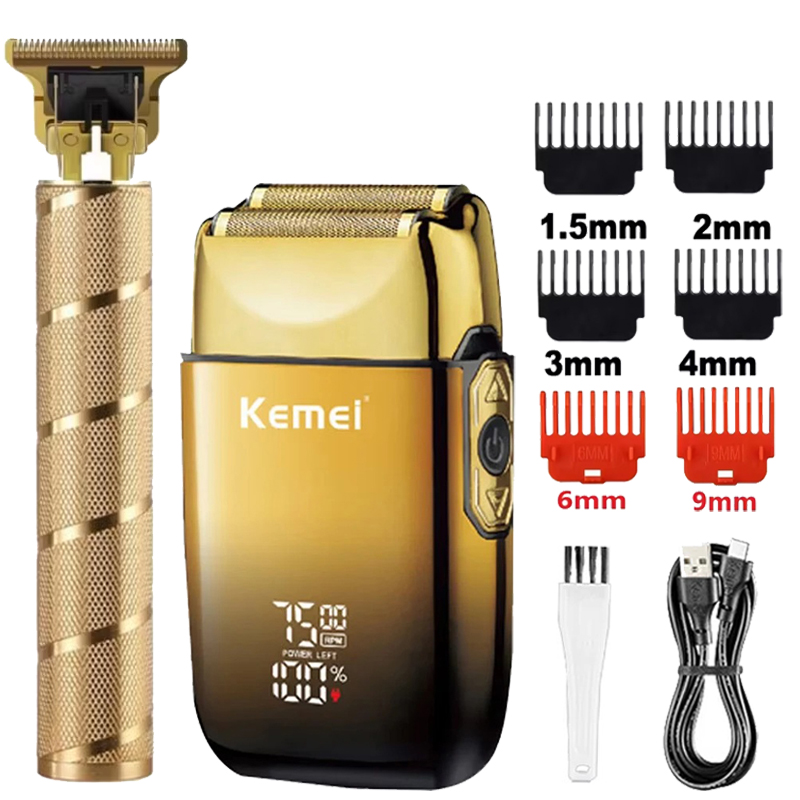 Kemei KM-TX10 T9 Hair Trimmer  - Men'S Grooming Shaver 评论和价格