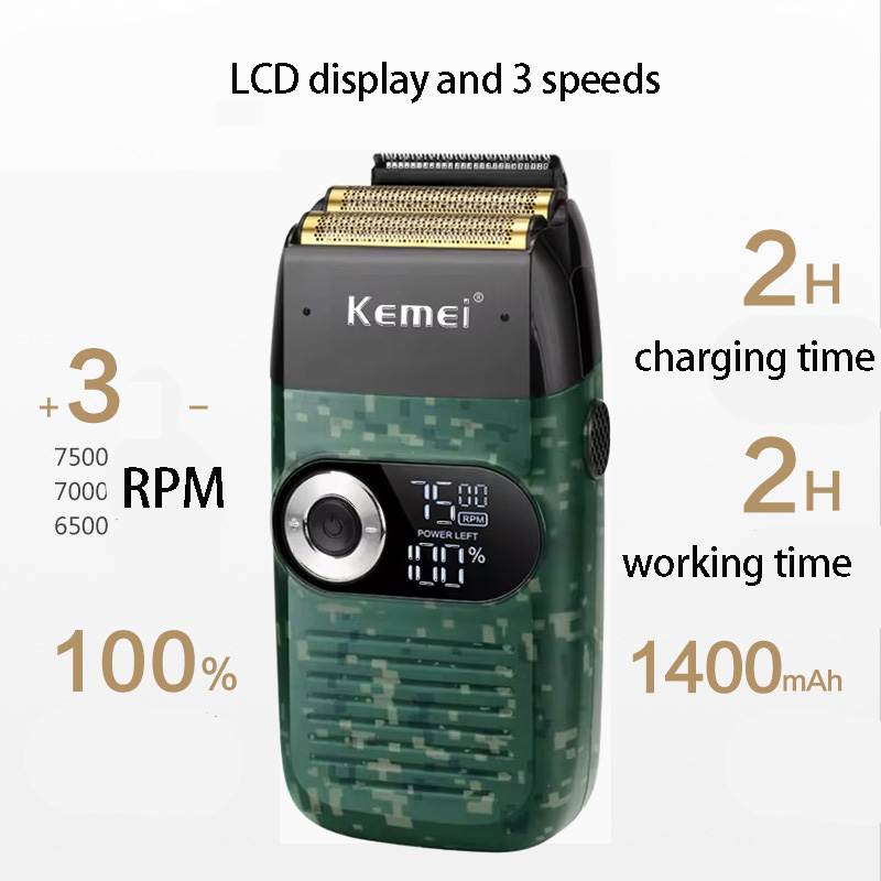 Original Kemei KM-2026 KM-2027 - Men'S Grooming Razor 评论和价格