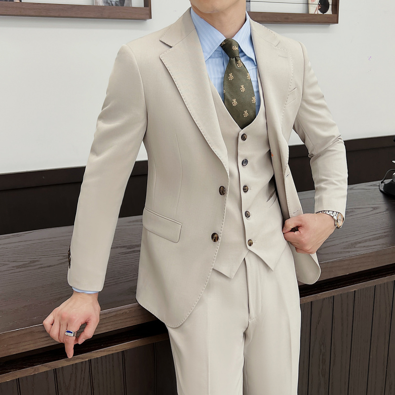 ( Jacket+Vest+Pants ) ltalian  - Men'S Grooming And Style 评论和价格