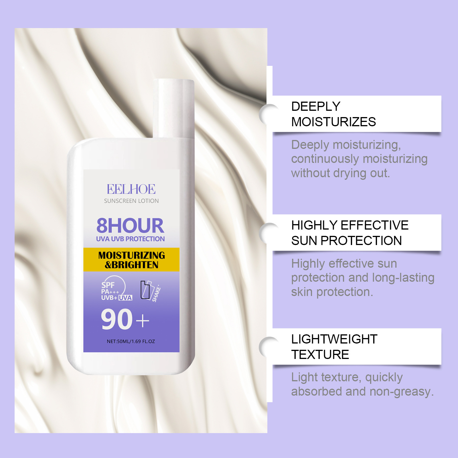 Sunscreen Cream Spf 90+ UV Pro - Face Moisturizer Spf 评论和价格